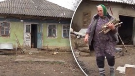 Până la lacrimi. O femeie cu trei nepoți a început să taie din gard ca să încălzească casa